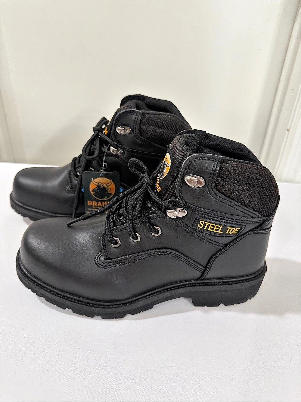 Brahma Gus 2.0 Men’s 8W Steel Toe Leather Work Boots NWT